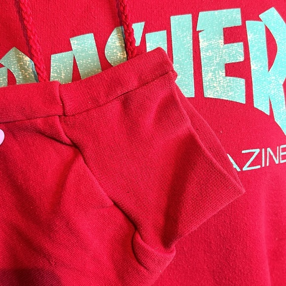 THRASHER red hoodie in new condition - Picture 4 of 12